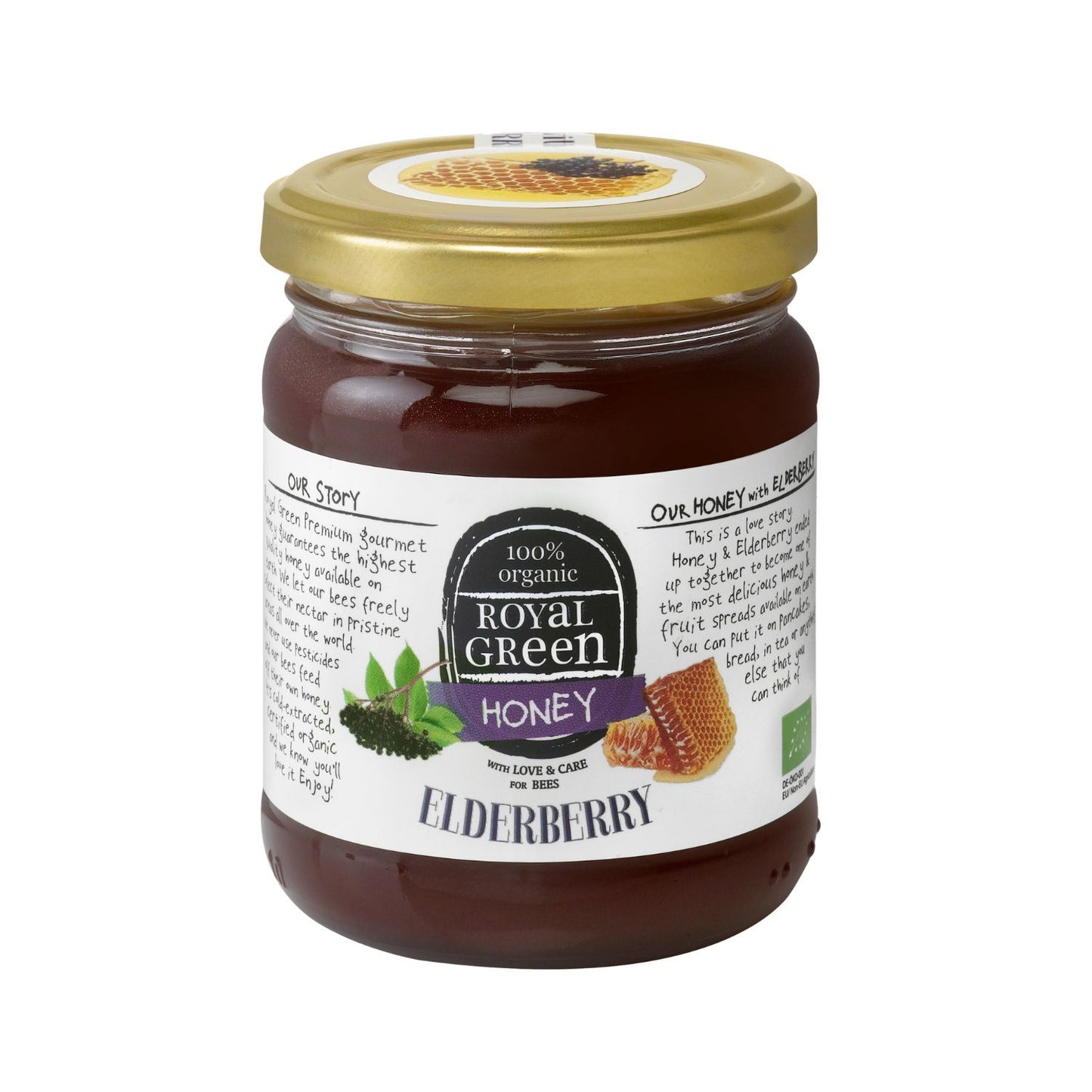 Organic Elderberry Honey